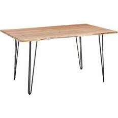 140x90x76cm Black/Acacia