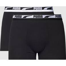 Puma Boxershorts Unterhosen Puma 2-er Set Boxers Schwarz