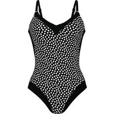 H Badedragter Rosa Faia Summer Dot Swimsuit Black/White