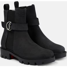 Christian Louboutin 40 Chelsea Boots Christian Louboutin CL Chelsea suede ankle boots black