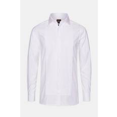 Oscar Jacobson Camisas Oscar Jacobson Slim Fit Cut Away Tuxedo Double Cuff White Weiß Anzugshemd Grösse: 39/15H