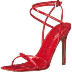 Calvin Klein Calvin Klein Women's TEGIN Heeled Sandal, RED 610