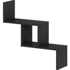 Furinno Wall Shelves Furinno Rossi Mount Floating Ladder Wall Shelf