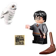 Toys LEGO LEGO 2018 Harry Potter Minifigure Harry Potter with Owl, Broom & Wand 75954