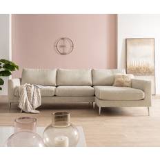 Cord sofa DeLife Eckcouch Marla Cordstoff Cord Sofa