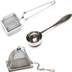 Steel Tea Strainers Vahdam VAHDAM, Set of 2 Infusers & Tea Strainer