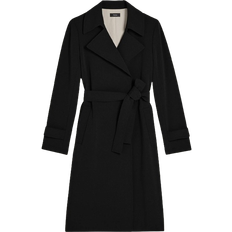 Coats on sale Theory Oaklane Admiral Crepe Trench Coat - Black