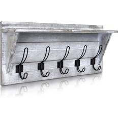 Shelving Systems HBCY Creations Rustic Mounted Coat Rack Country