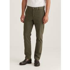 Morris Herre Bukser & Shorts Morris Jeffrey Brushed Chinos Olive