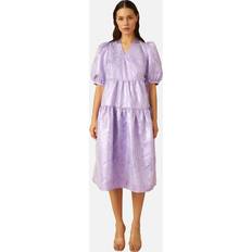 Cras Jacquard Dress 40/UK Purple