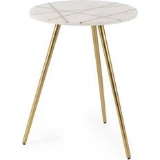 Marble Small Tables Mercana Vivienne White Top Small Table