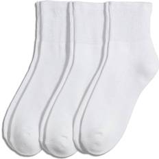 Jockey Men Socks Jockey Jockey Men's Socks Men's Non-Binding Quarter Socks Pack, White, 7-12