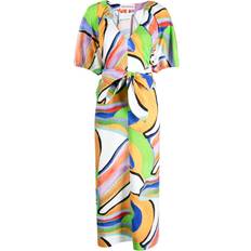 Multicoloured - Unisex Dresses Mara Hoffman Alora graphic-print midi dress women Cotton Multicolour