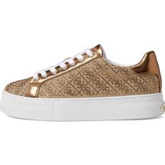 Bronze Sneakers Guess GUESS Women's Gelsen Sneaker, Bronze