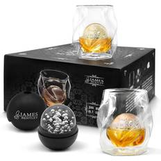 Freezer Safe Whisky Glasses James Bentley Double Wall Whisky Glass 17.7cl 2pcs