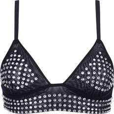 Braletter & Toppar - Satin BH:ar Bluebella BB x Ashish Silver Diamante Satin and Mesh Soft Bralette