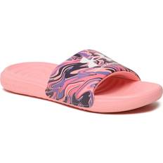 Under Armour Pink Slides Under Armour Women's Ansa Graphic Fixed Strap Slide Sandal, 605 Posh Pink/Posh Pink/Ivory