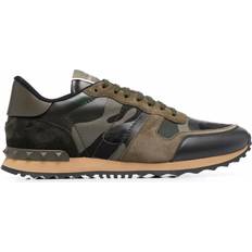 Shoes Valentino Garavani Rockrunner camouflage-print sneakers men Calf Leather/Plastic/Polyester/Fabric Green