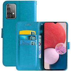 CaseOnline Wallet cover 3-kort Samsung Galaxy A13 4G Lyseblå