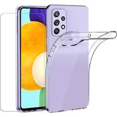 Samsung galaxy a52 5g hærdet glas Saii 2-i-1 Samsung Galaxy A52 5G/A52s 5G TPU Cover & Hærdet Glas