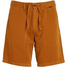 Calvin Klein Shorts Calvin Klein Cot Linen Tencel Wide Leg Shor - Brun