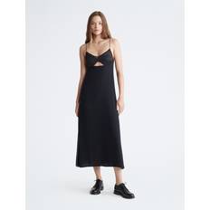 Calvin Klein Long Dresses Calvin Klein Women's Cut Out Slip Maxi Dress Black