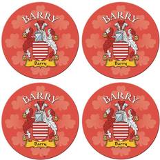 I Luv LTD Irish Family Surname Coaster 4pcs