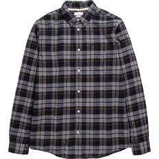 Norse Projects Anton Brushed Flannel Check Herr Långärmade Skjortor