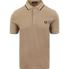 Fred Perry Polo Pikétröjor Fred Perry Twin Tipped Fp Shirt - Beige