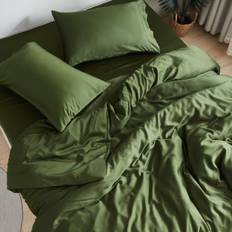 Sijo DOZ Set 100% Viscose 3pc 2 Pillowcases Bed Sheet Yellow