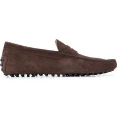 Tod's Men Shoes Tod's Tod's Gommino driving loafers men Leather/Leather/Suede/Rubber Brown