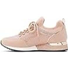 Aldo Women Trainers Aldo Damen Gerichtsholz Modischer Schnür-Sneaker, Roségold