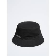 Calvin Klein Men Hats Calvin Klein Men's Standard Logo Cotton Twill Bucket Hat Black