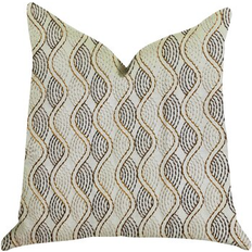 Viscose Complete Decoration Pillows Plutus PBRA1356-2020-DP Enigma Twist Luxury Complete Decoration Pillows Beige (50.8x50.8cm)