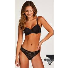 Hunkemöller Juego de 2 de braguitas Angie Negro