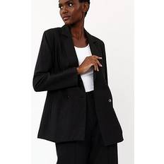 Tencel Blazers Religion Tailored Blazer -Black, Black, 10, Women Black