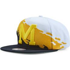 Mitchell & Ness Michigan Wolverine Paintbrush Snapback NCAA, Unisex, Kläder, Mössor Kepsar