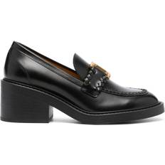 Chloé Loafers Chloé Marcie leather loafers women Rubber/Calf Leather/Calf Leather Black