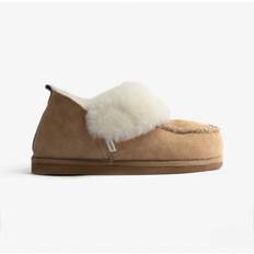 Shepherd Albina Fårskinnstofflor - Camel