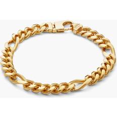 Jaxxon Bracelets Jaxxon JAXXON 8mm Figaro Gold Bracelet 7.5"