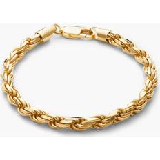 Jaxxon Bracelets Jaxxon JAXXON 5mm Rope Gold Bracelet 8.5"