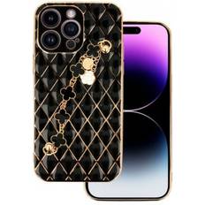 Skal-man iPhone 14 Pro Mobilskal Luxury Black Gold