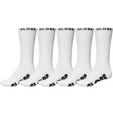 Globe whiteout 5er pack socken Weiß Einheitsgröße