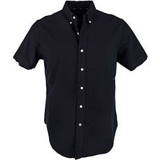 Polo Ralph Lauren Polo Ralph Lauren Mens Button-Down Collar Short Sleeve Button-Down Shirt Black