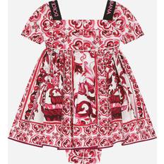 Dresses Dolce & Gabbana Kids Baby Majolica dress and bloomers set pink