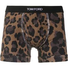 Leopard - Men Underwear Tom Ford leopard-print boxers men Cotton/Elastane Brown