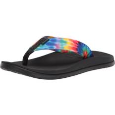 Multicolored - Women Flip-Flops Chaco Chaco Chillos Flip Women Dark Tie Dye