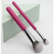 Red Makeup Brushes Shein Unpacked Rose Red Contour Brush Eyeshadow - Suitable