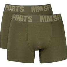 MM Sports Boxer 2-pack Herr Grön