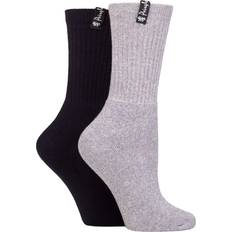 Pringle Ladies Pair Cushioned Cotton Boot Socks Navy Lilac 4-8 Assorted